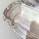 Antique Silver Butter Dish With Crystal Liner & Spoon, Elegant Vintage Tableware