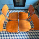 Set of 4 indestructible bistro chairs Elf