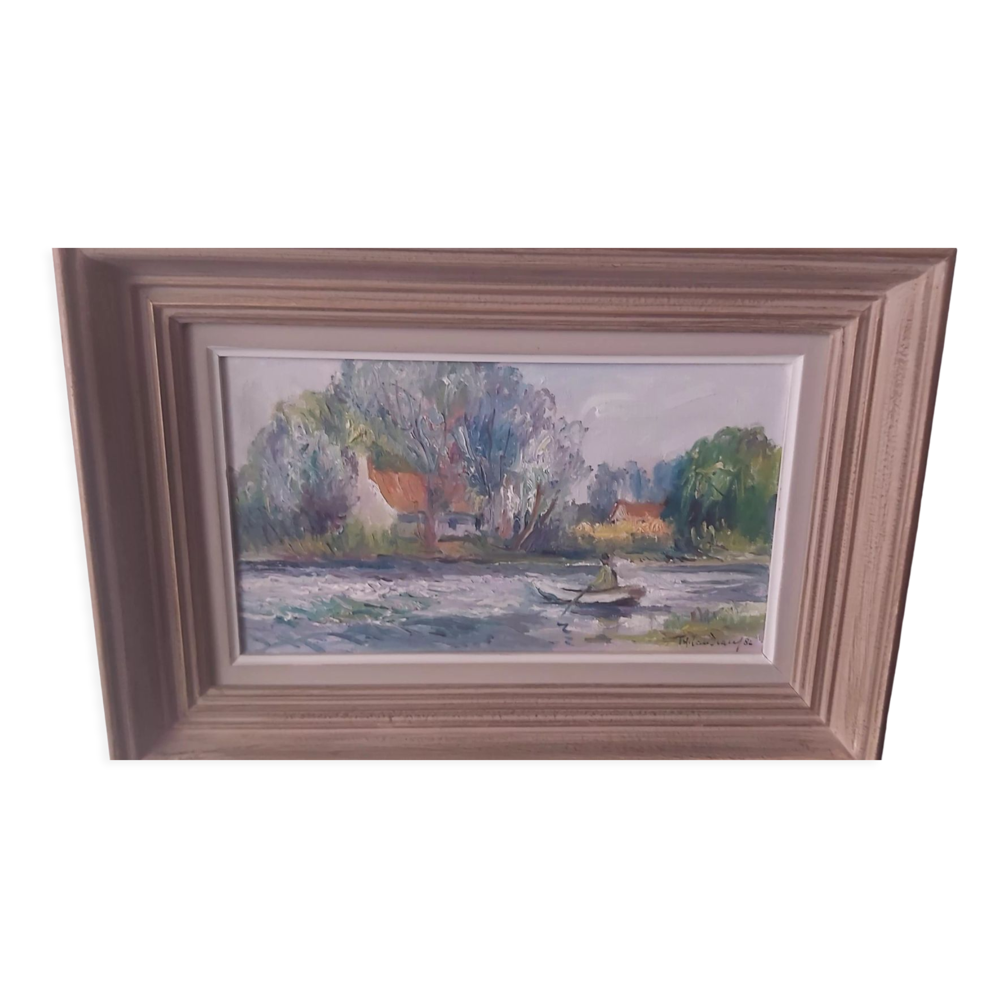 Landscape oil on canvas signed