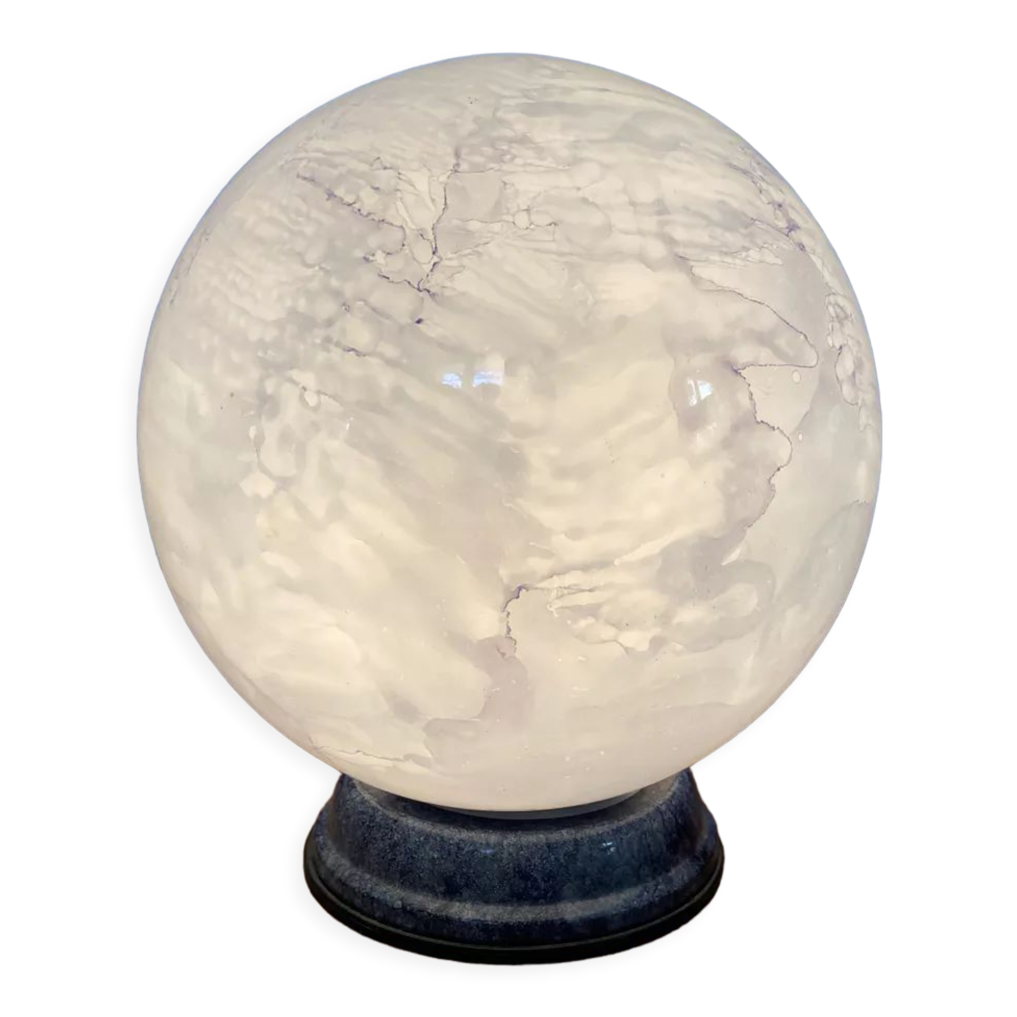 Vintage glass ball lamp