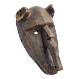 Hyena Suruku mask from Korè, Mali Bamana – Carved wood, 33 cm