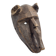 Hyena Suruku mask from Korè, Mali Bamana – Carved wood, 33 cm