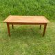 Vintage wooden farmhouse table