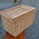 Wicker basket vintage pigeons