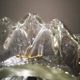 Geometric glass pendant light