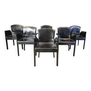 Chaises de salle à manger - noir