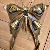 Pair of butterfly sconces by Henri Fernandez