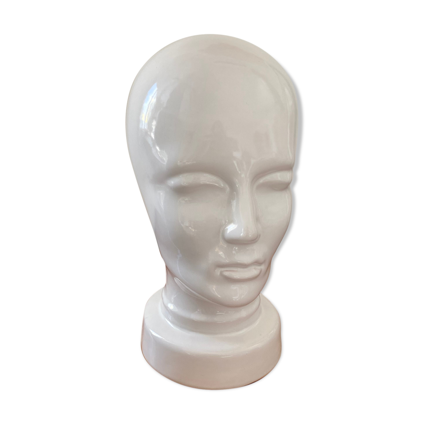 Ceramic marotte hat head West Germany