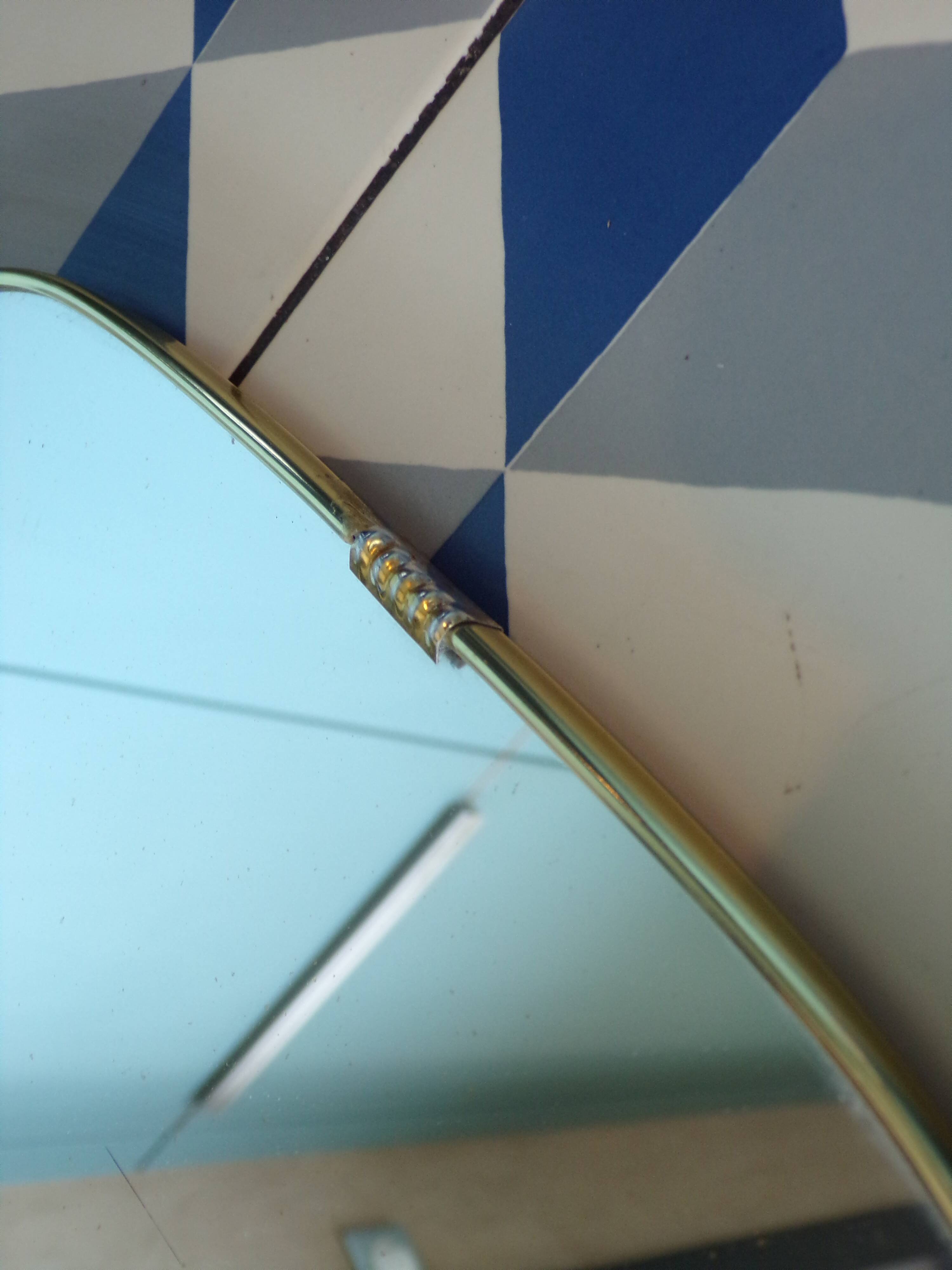 Miroir forme libre 32x68 cm