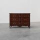 French 18th Century hand crafted oak chest of drawers in Louis XV style