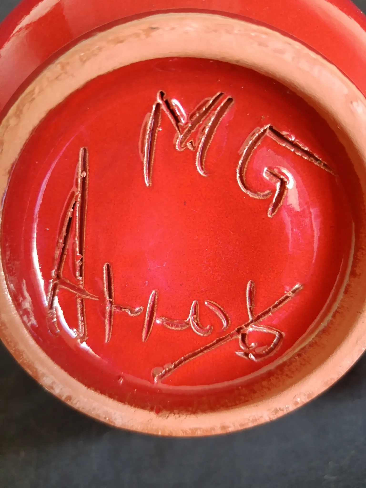 Art Deco ceramic vase by Manuel Garcia Arroyo