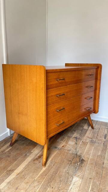 COMMODE Pieds Compas VINTAGE