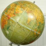 Globe maps Taride Philips challenge globe before 1935