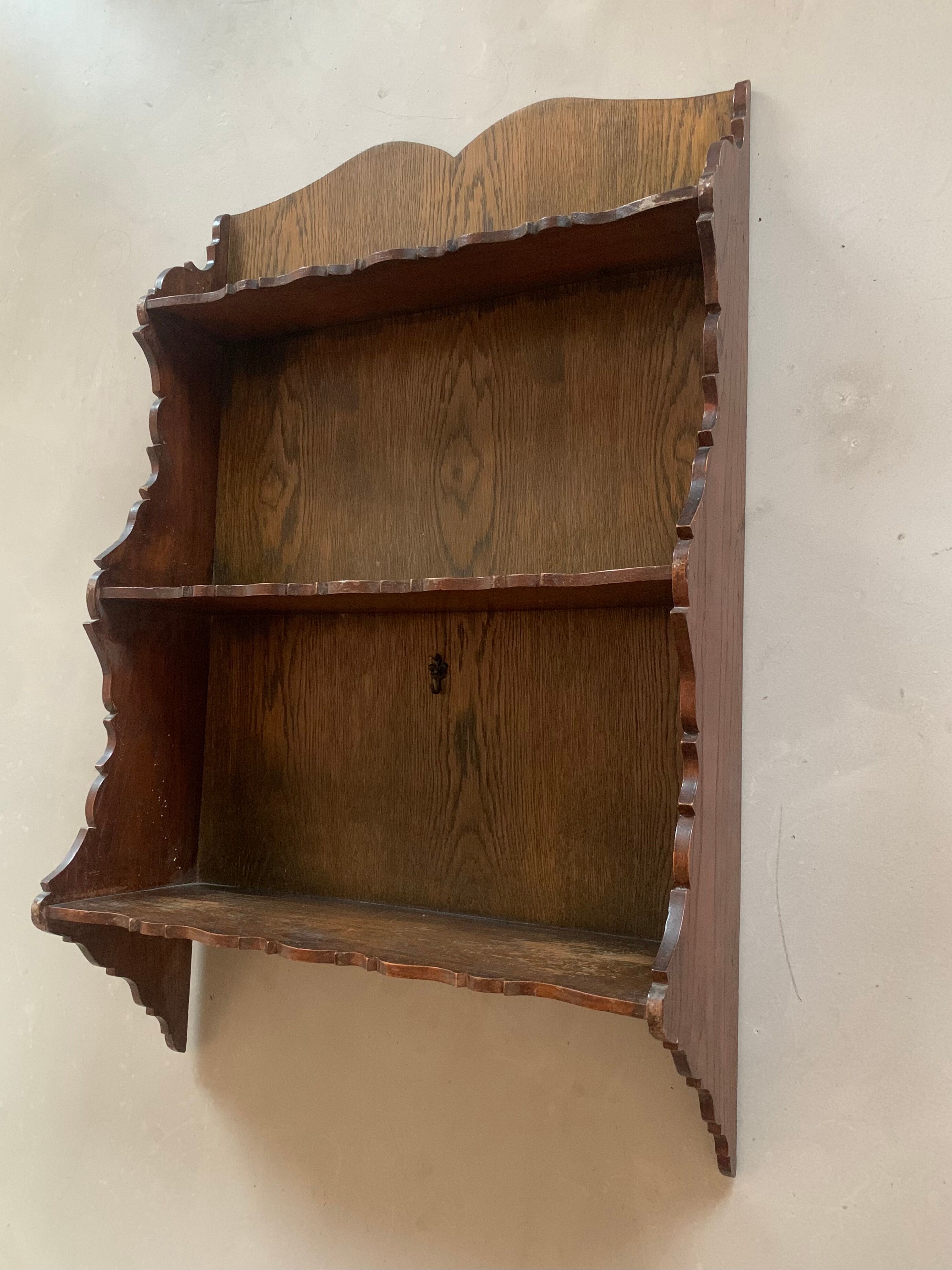 Antique wall shelf
