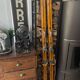 Paire de ski Rossignol Hickory vintage en bois
