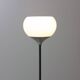 Italian trumpet floor lamp in chrome, 1970s