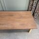 Large patinated farmhouse coffee table