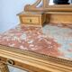 Coiffeuse Style Louis XVI et marbre rosé