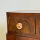 Pair of Art Deco bedside tables in walnut — Italy, 1930-1940
