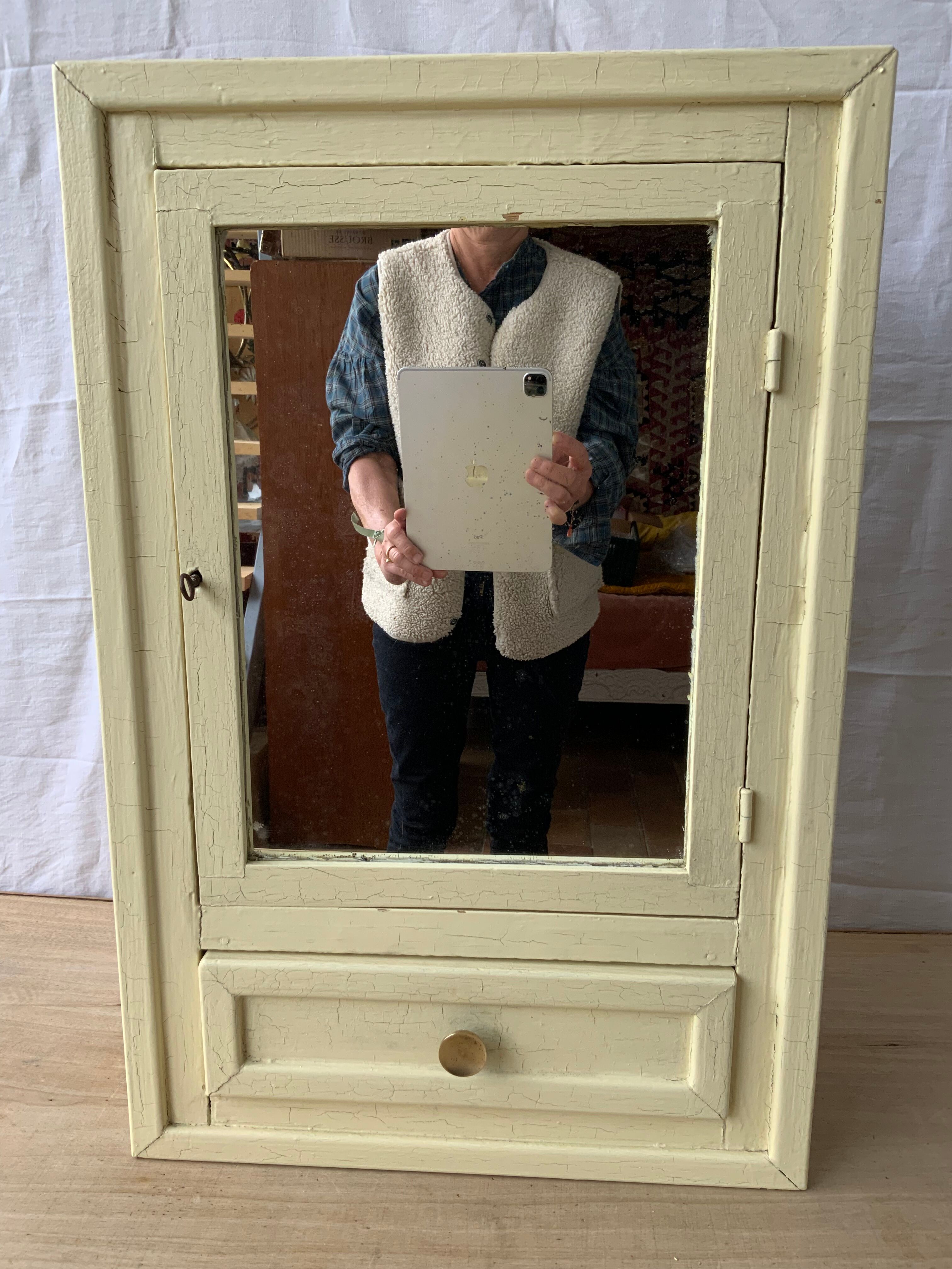 Medicine cabinet mirror
