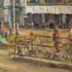 Francisco Planas Doria, Cityscape Painting, Barcelona