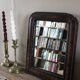 Antique Louis Philippe mirror in black and brown.