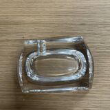 Daum crystal solo ashtray from France