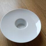 2 porcelain candlesticks signed raynaud by thomas keller - sleek style diameter 13.5cm height 3.5cm