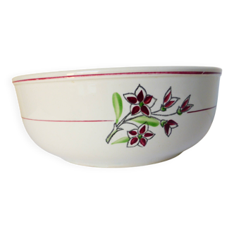 Vintage salad bowl in porcelain from Salins 210697