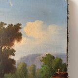 19th-century Dutch landscape, signed