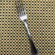 Christofle silver-plated dessert fork, Malmaison model
