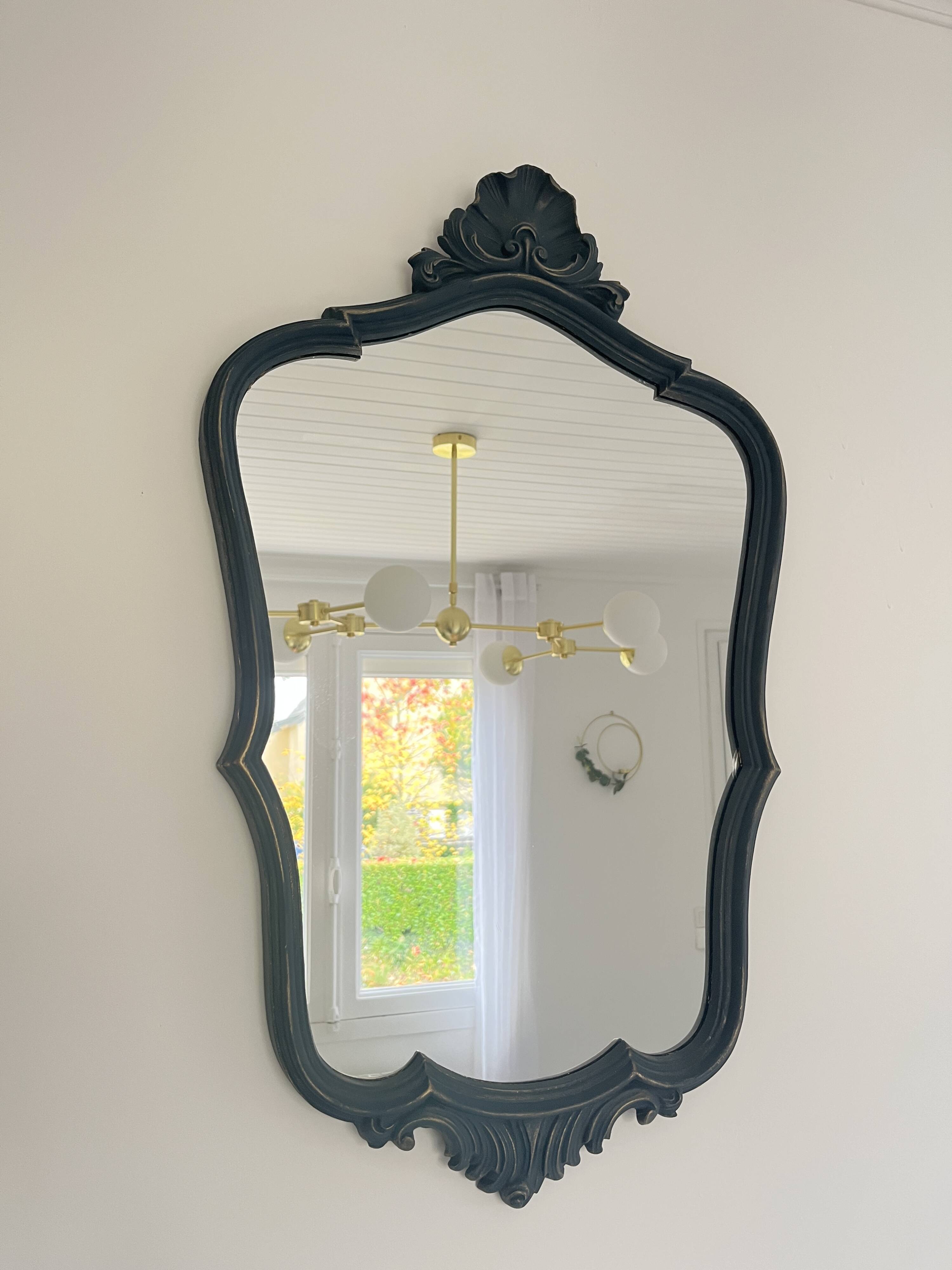 Antique mirror in Louis XV rococo style