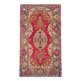 4x7 Rug For Bedroom Red Oriental Antique Vintage Rug, 122x214Cm
