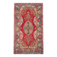 Tapis 4x7 pour Chambre à Coucher Tapis Vintage Antique Oriental Rouge, 122x214Cm