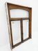 Old oak window from the early 20th century.