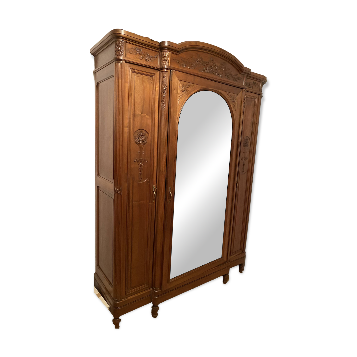 Antique walnut cabinet