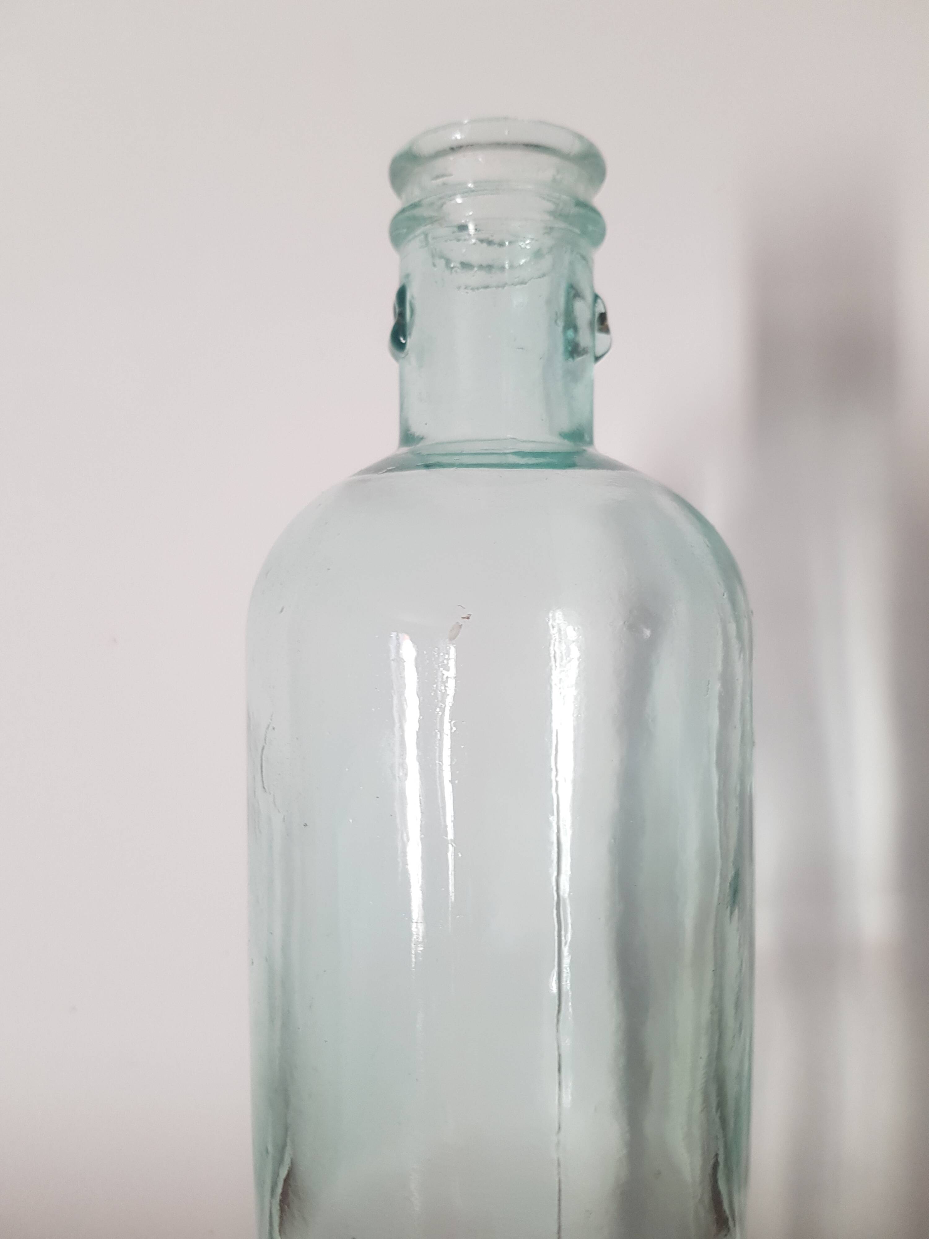 Large vintage glass bottle