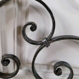 2 antique wrought iron doors