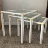 Trio of nesting tables from the 70s-80s