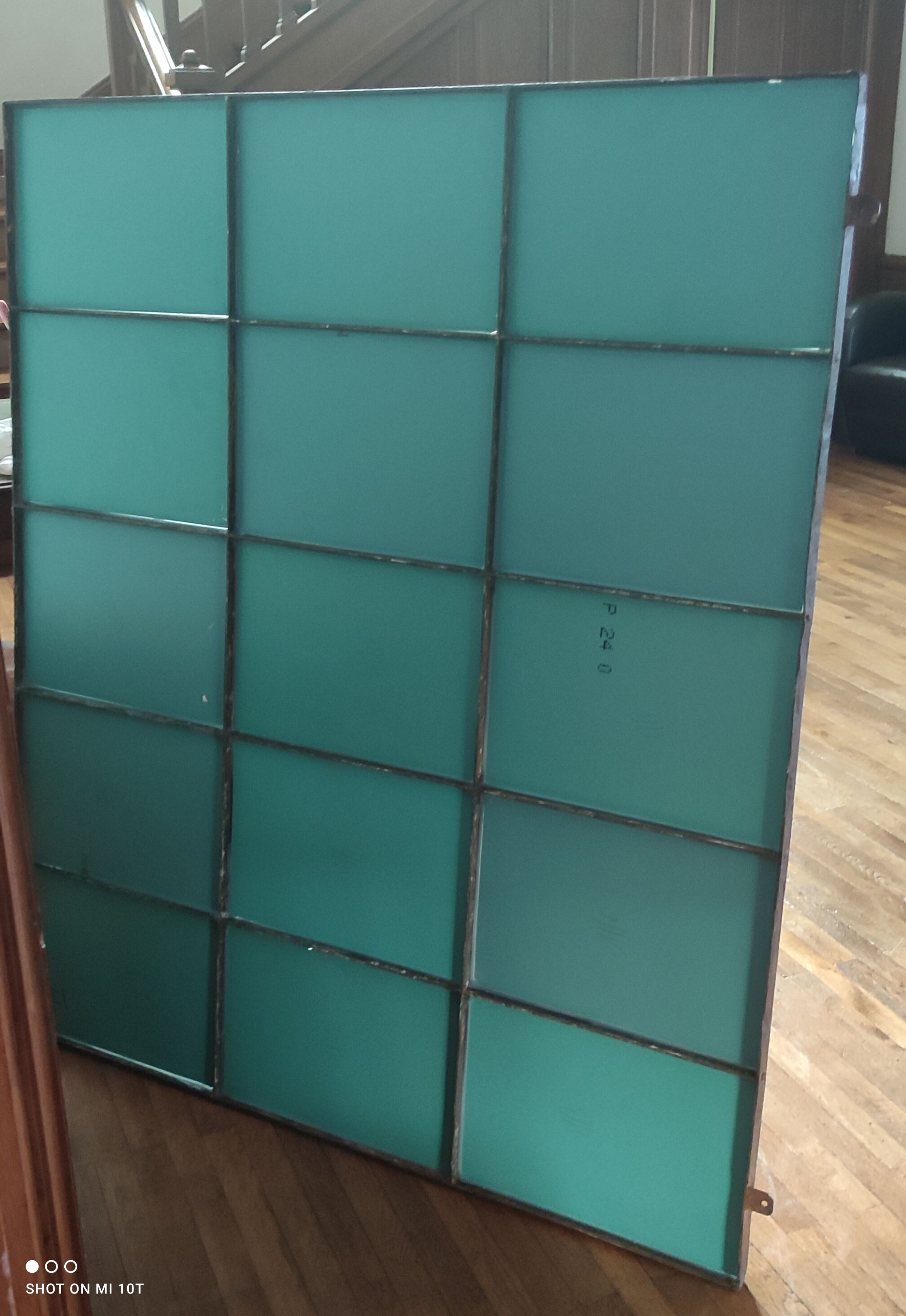 Industrial cast iron mirror