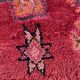 Tapis Marocain Boujad rouge - 90 x 313 cm