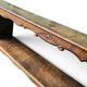 Large antique wall shelf in carved oak