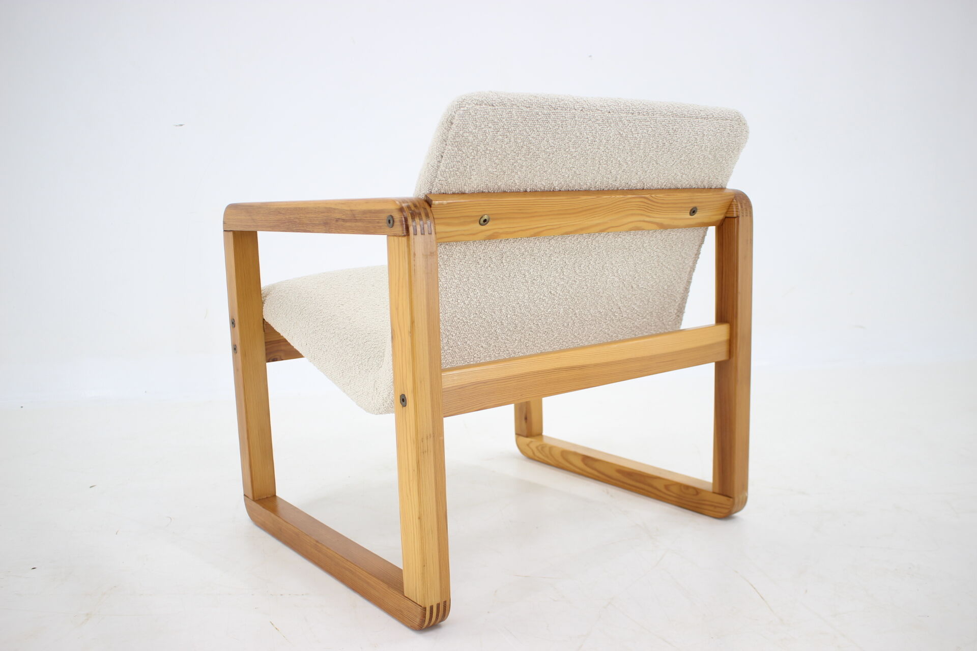 1970s Armchair in Boucle