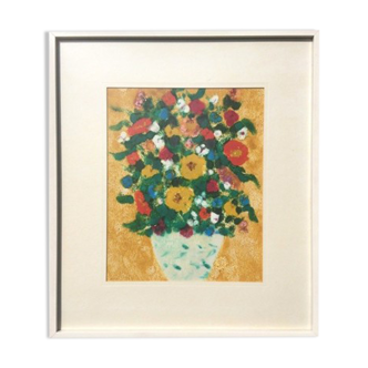 Alvarido pastel bouquet of flowers 1970