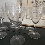 Large crystal glasses