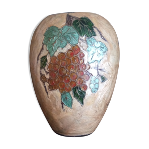 Vase ovoïde en laiton