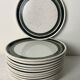 12 Vintage Dessert Plates