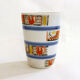 Graphic Art Deco porcelain vase