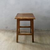 Wooden workshop stool, 50s-60s