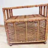 Vintage wicker server